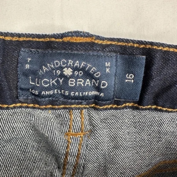 Lucky‎ Brand Classic Straight Blue Jeans Size 16 - Picture 6 of 8